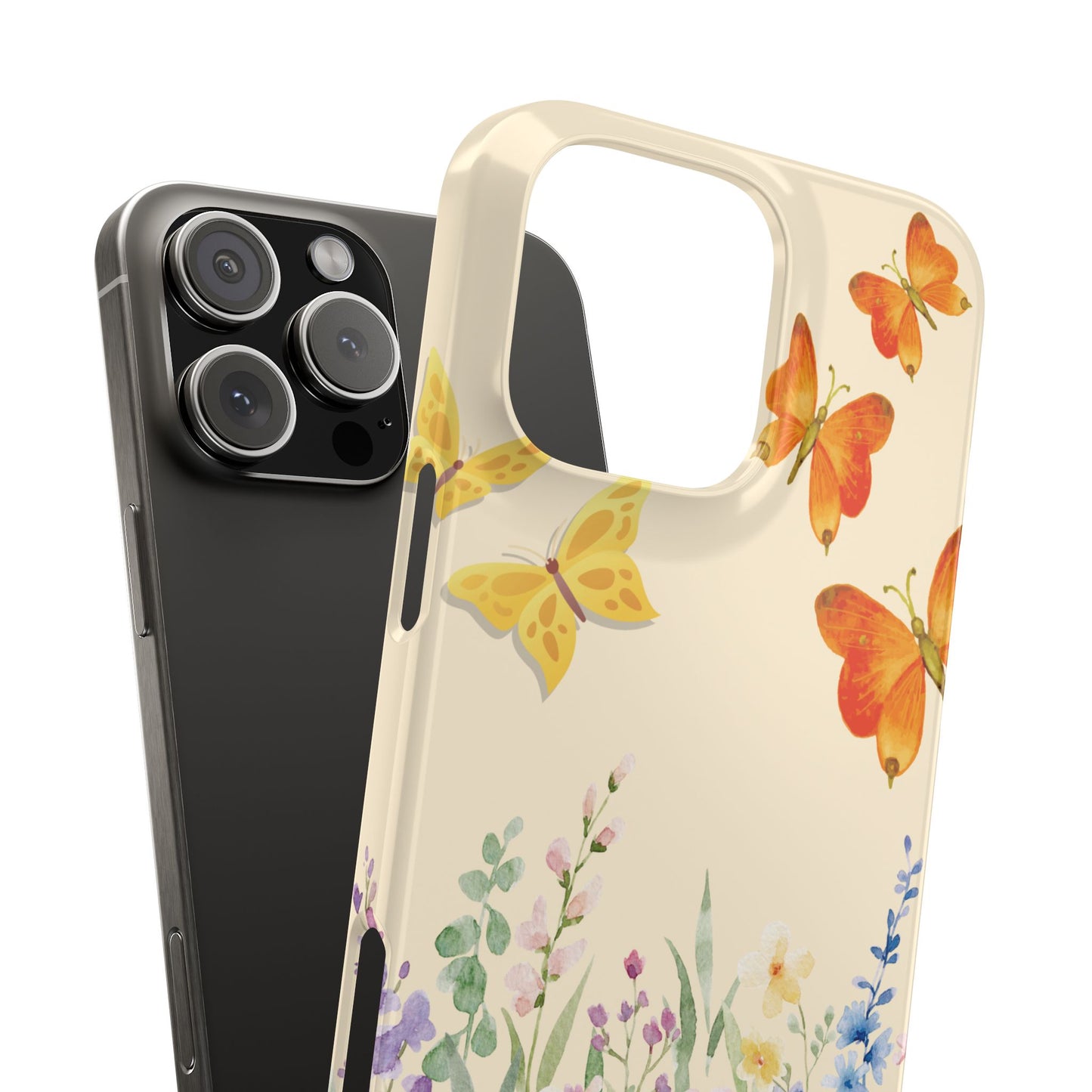 Floral Butterfly | Slim Phone Case