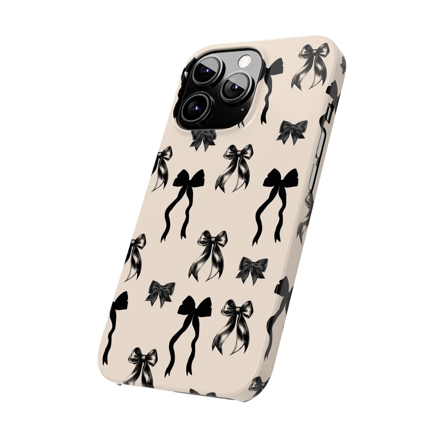 Black Bows | Slim Phone Cases