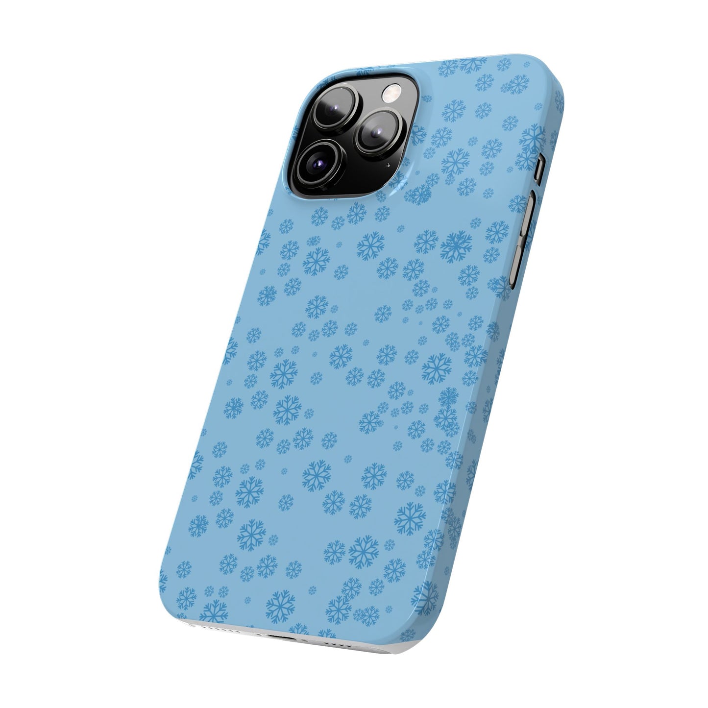 Blue Snowflake | Slim Phone Case