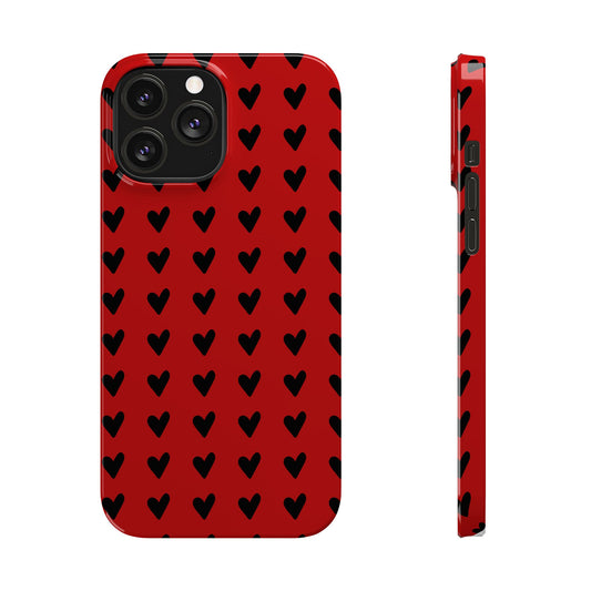 Heart Pattern |  Slim Phone Case