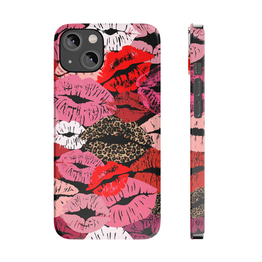 Lipstick Kiss | Slim Phone Case