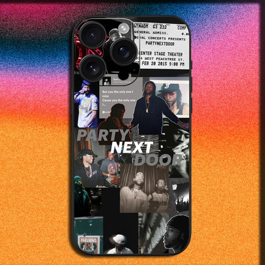 Rapper P-Partynextdoor Phone Case For iPhone 16,15,14,13,12,11,Pro,XS,Max,XR,Plus,E,Mini Soft Black Cover