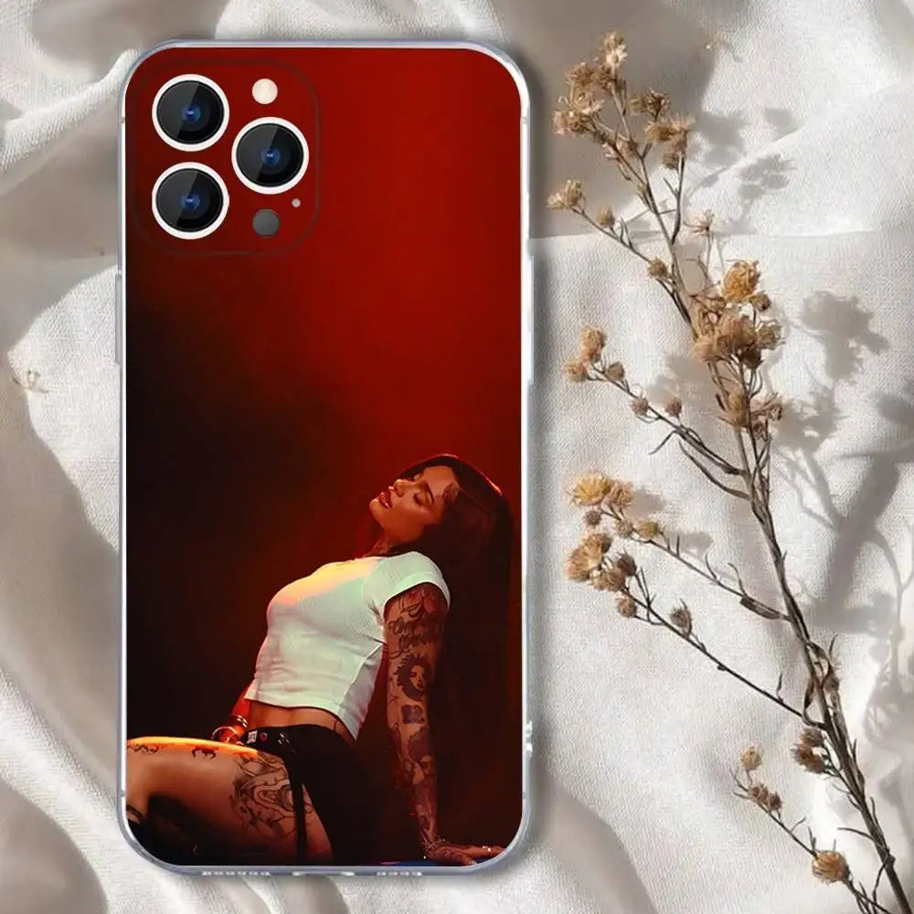 K-Kehlanis Singer1 Phone Case For iPhone 16,15,14,13,12,11 Pro,Max,Plus,X,XS,XR,SE,Mini Transparent Silicone Soft