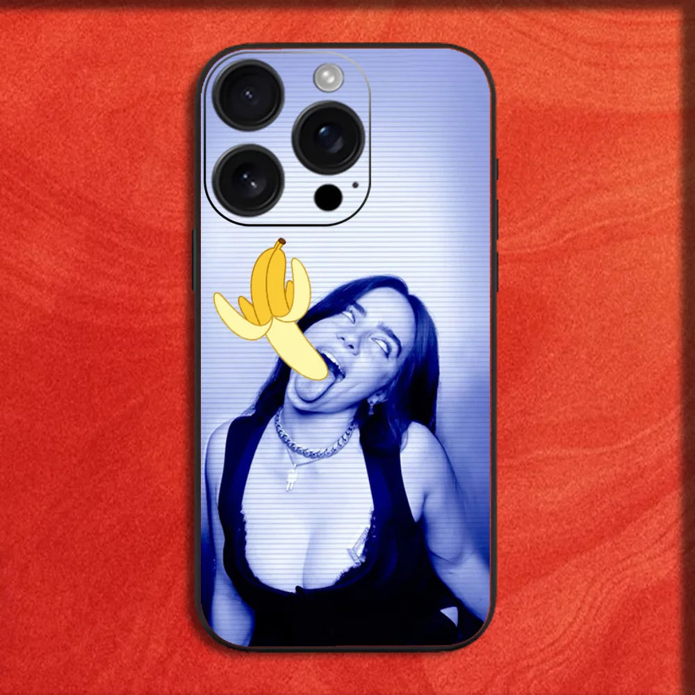 Banana Singer B-BillieS Album Phone Case For iPhone 16,15,14,13,12,11,Pro,XS,Max,XR,Plus,E,Mini Black Shockproof Cover