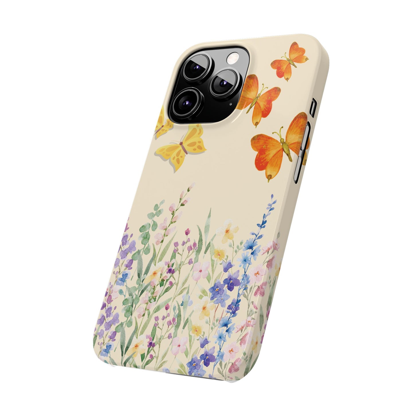 Floral Butterfly | Slim Phone Case