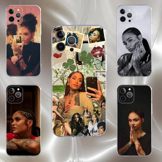 K-Kehlanis Singer1 Phone Case For iPhone 16,15,14,13,12,11 Pro,Max,Plus,X,XS,XR,SE,Mini Transparent Silicone Soft