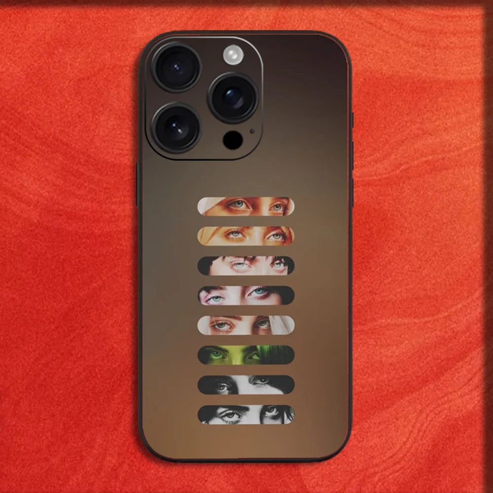 Banana Singer B-BillieS Album Phone Case For iPhone 16,15,14,13,12,11,Pro,XS,Max,XR,Plus,E,Mini Black Shockproof Cover