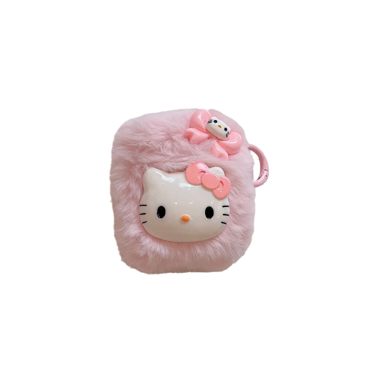 Hello Kitty Pink for Airpods Pro 2 Case,Plush Anime Earphone Cover for Airpods Pro Case/Airpods 3 Case/Airpods 1/2 Case