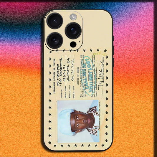 Rapper T-Tylers The Creator Phone Case For iPhone 16,15,14,13,12,11,Pro,XS,Max,XR,Plus,SE,Mini Soft Black Cover